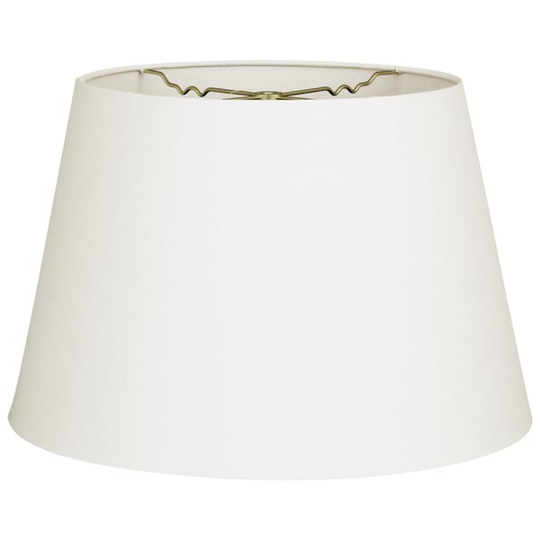 tapered white lamp shade