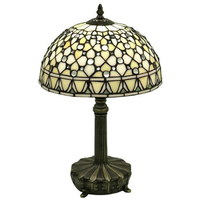 Tiffany style White Jewel Lamp