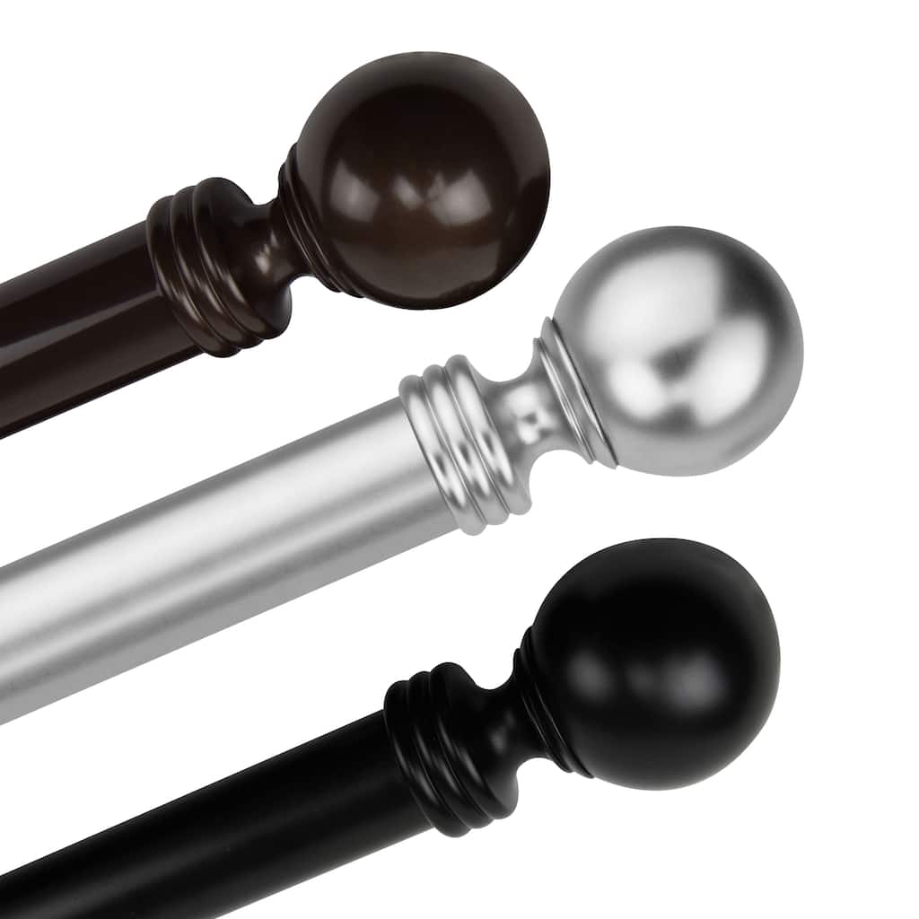 InStyleDesign Sondra 1.5-inch Custom Cut Length Curtain Rod (Up to 16 inches)