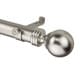 preview thumbnail 3 of 2, InStyleDesign Sondra 1.5-inch Custom Cut Length Curtain Rod (Up to 16 inches) 10' - Satin Nickel
