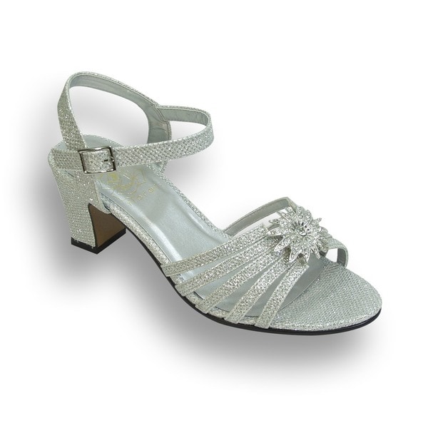 extra wide silver dress shoes