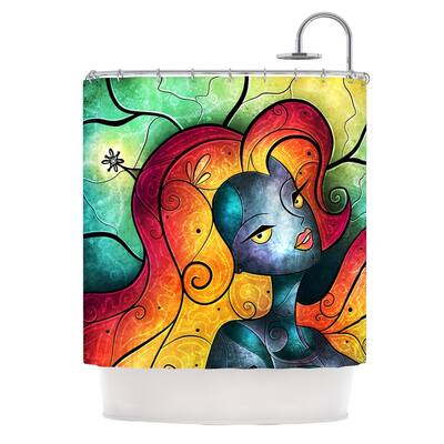 KESS InHouse Mandie Manzano Andromeda Shower Curtain (69x70) - Multi - 69 x 70