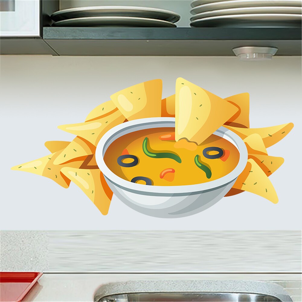 Shop Full Color Taco Mexican Food Kitchen Spicy Full Color Wall Decal Sticker Sticker Decal Size 22x30 Frst On Sale Overstock 15088916