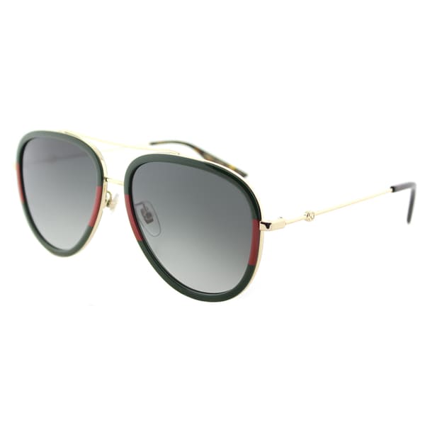 gucci sunglasses with red and green stripe