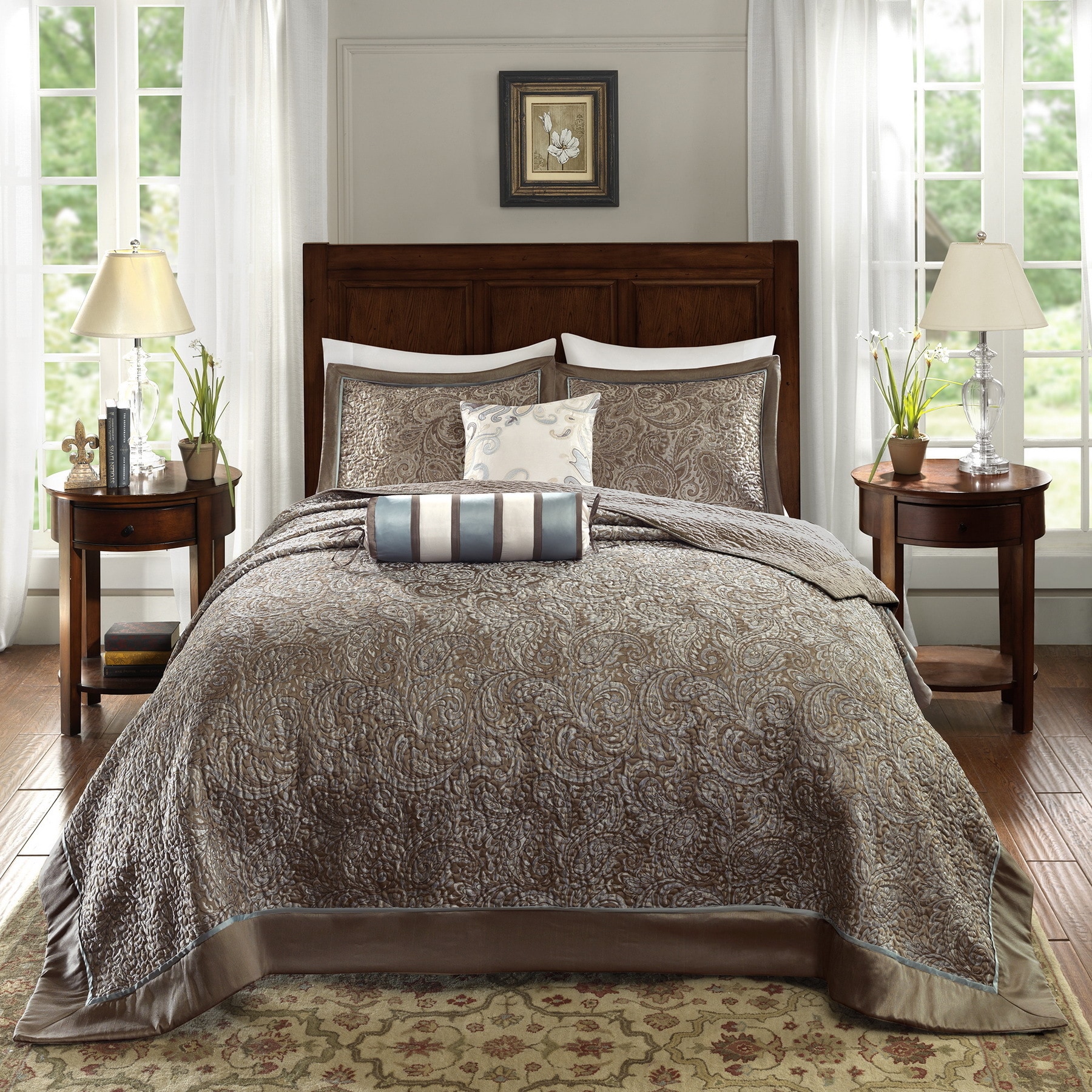 Madison Park Whitman King size Jacquard 