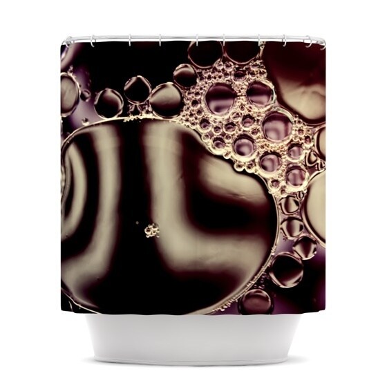 Shop Kess Inhouse Ingrid Beddoes Deep Purple Shower Curtain