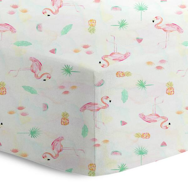 slide 1 of 1, Oliver Gal Signature Collection 'Aloha' Crib Sheet