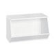 closetmaid kidspace white stackable angled bin