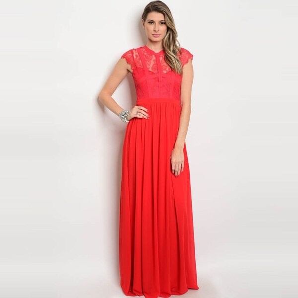 full sleeve chiffon maxi dress