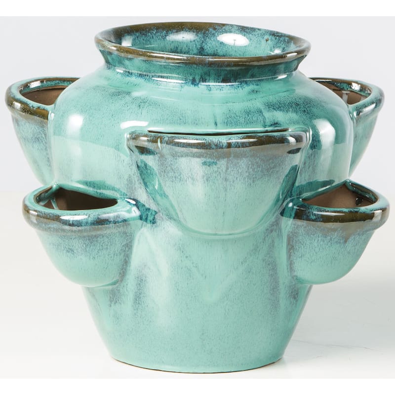 Alfresco Home Six Pocket Ceramic Strawberry Jam