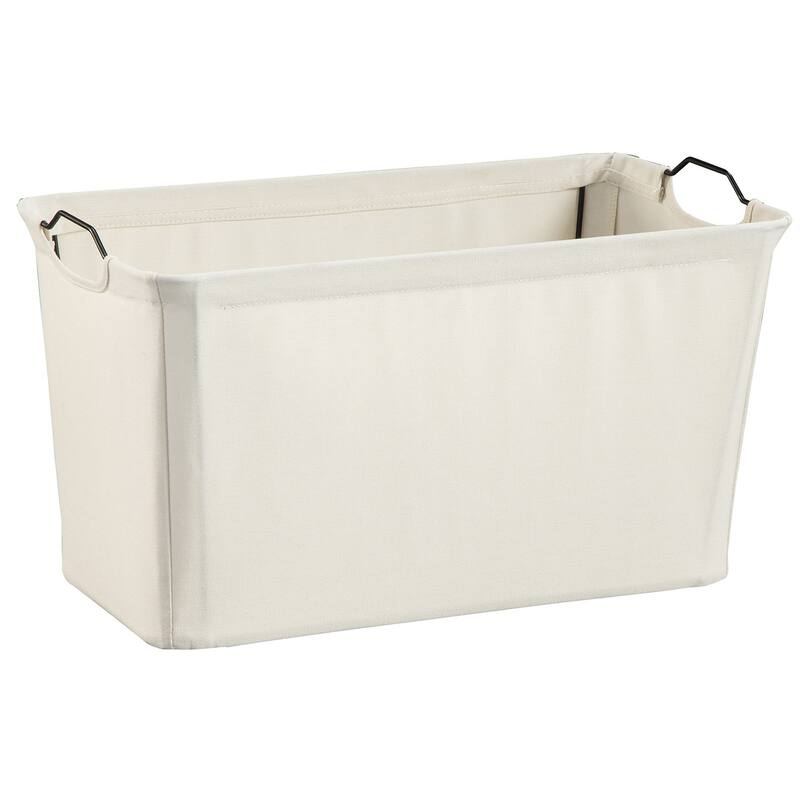 ClosetMaid Wire Frame Wide Fabric Bin - Tan
