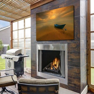 Ready2HangArt Indoor/Outdoor Wall Décor 'Minimal' in ArtPlexi - Tan