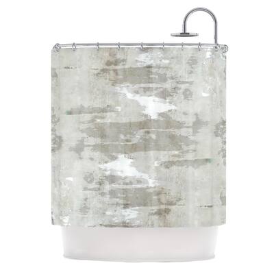 KESS InHouse CarolLynn Tice "Effortless" Neutral Gray Shower Curtain (69x70) - Multi