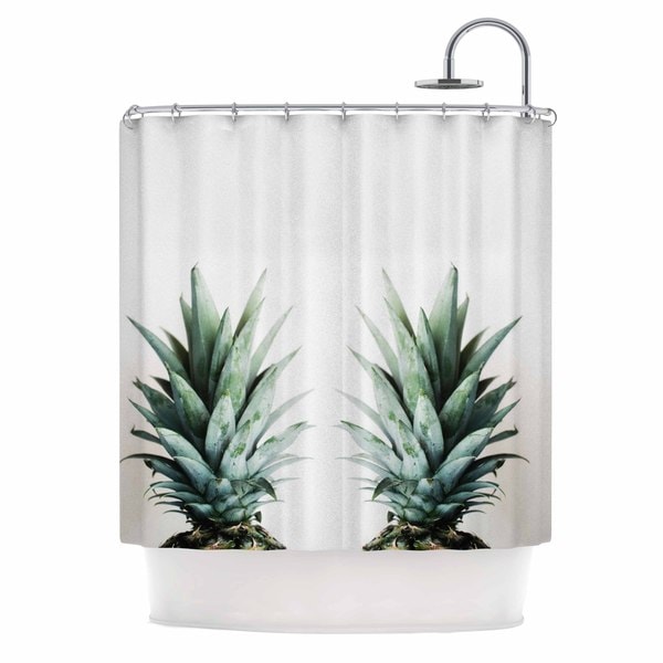 Kess Inhouse Chelsea Victoria Two Pineles Green Gold Shower Curtain 69x70 Multi 69 X 70 Kess Inhouse Chelsea Victoria Two Pineles Green Gold Shower Curtain 69x70 Multi 69 X 70
