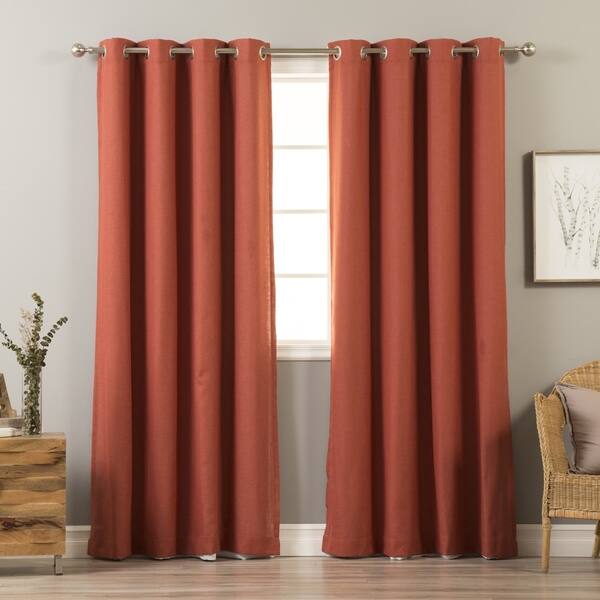 Shop Aurora Home Mix Match Linen Blend And White Blackout 4