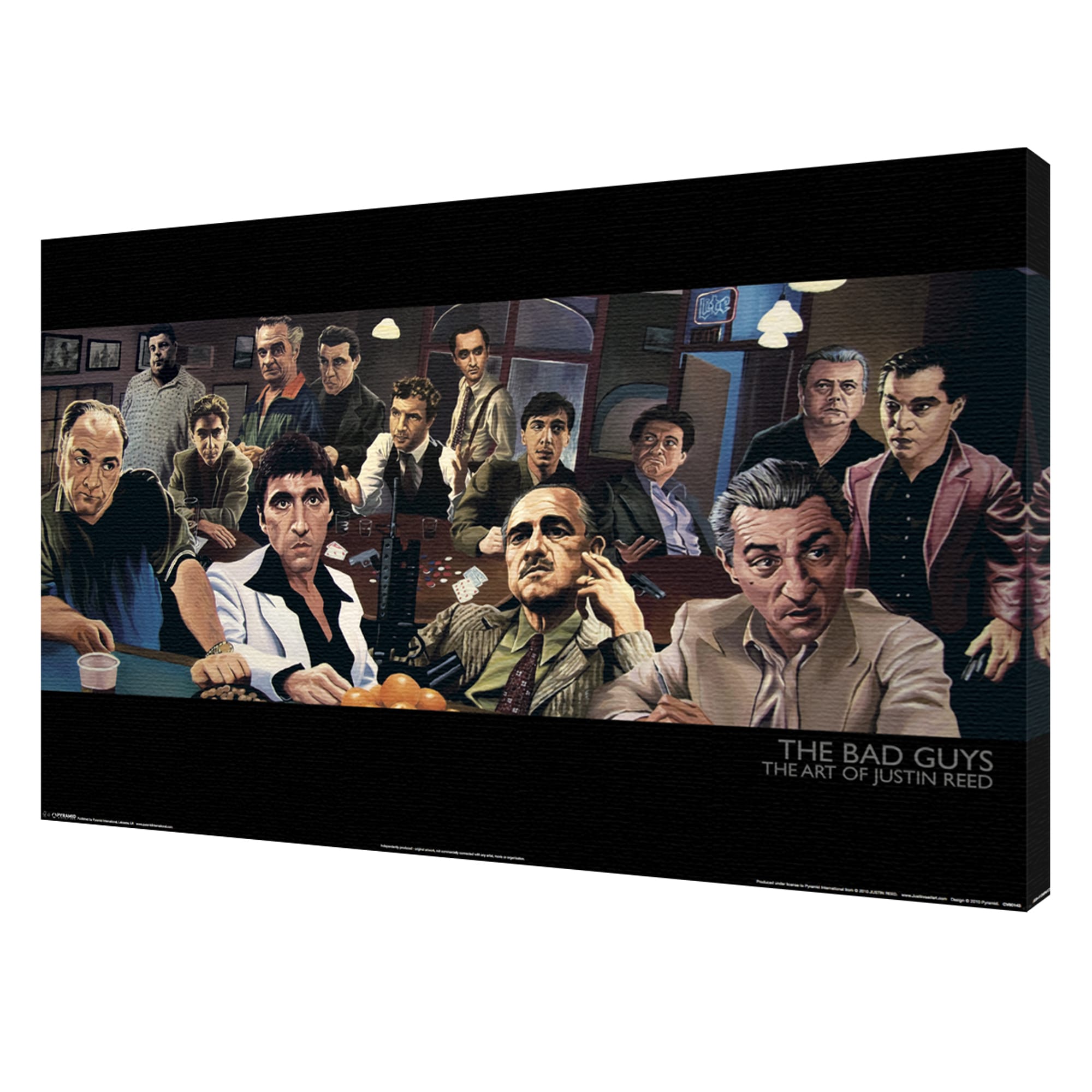 The Bad Guys - The Art of Justin Reed - 24x36 canvas by Pyramid