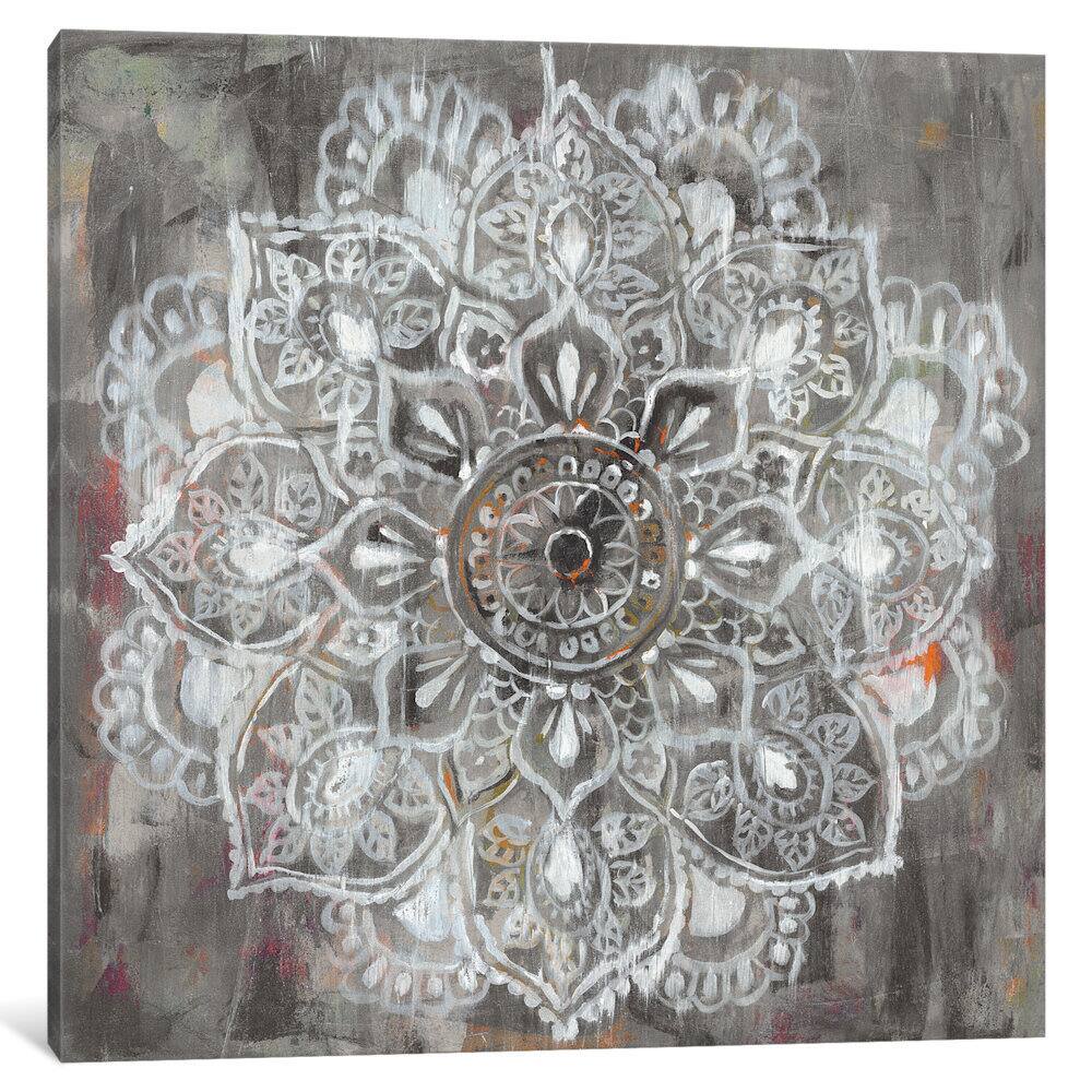 The Curated Nomad 'Mandala in Neutral II' by Danhui Nai Canvas Print