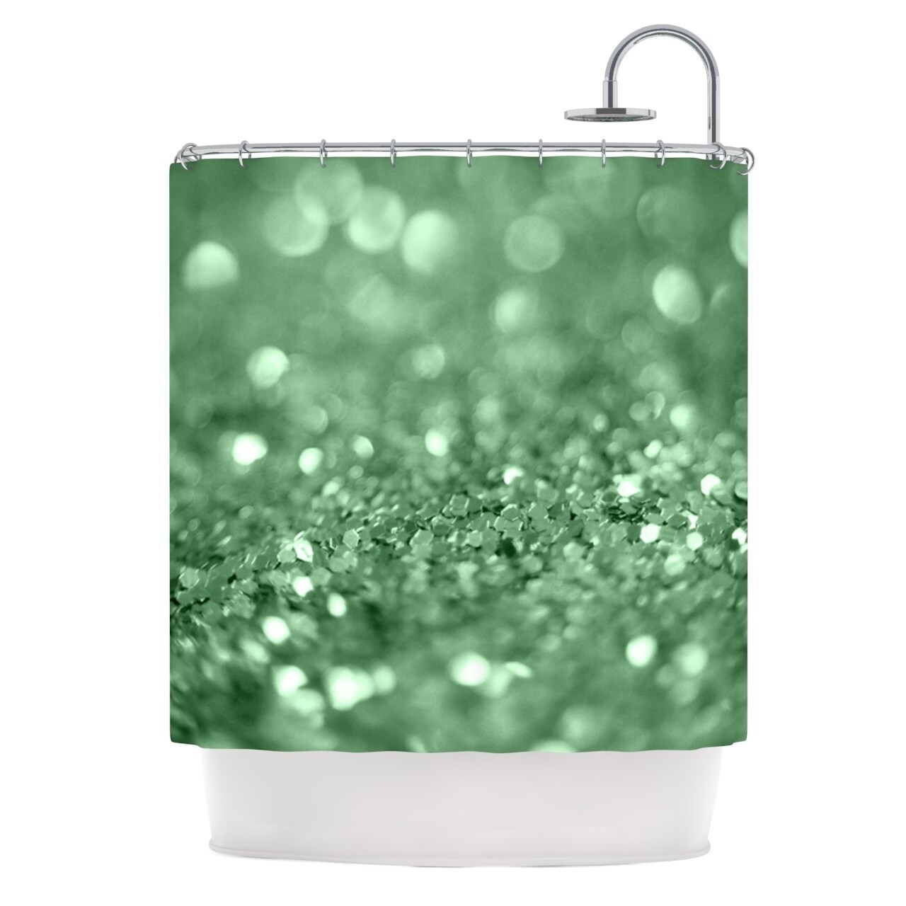 Shop Kess Inhouse Beth Engel Lucky Shamrock Shower Curtain