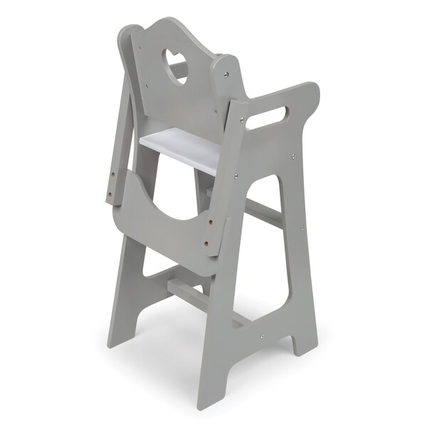 badger basket white doll high chair