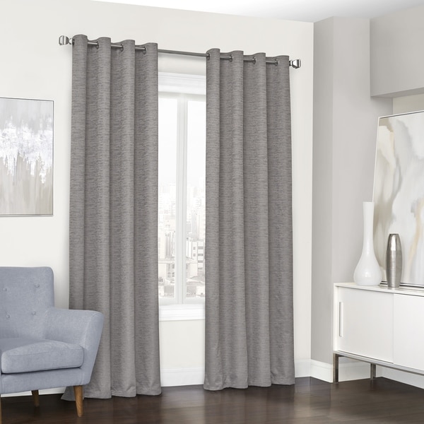 Shop Eclipse Randall Blackout Grommet Window Curtain Panel On Sale