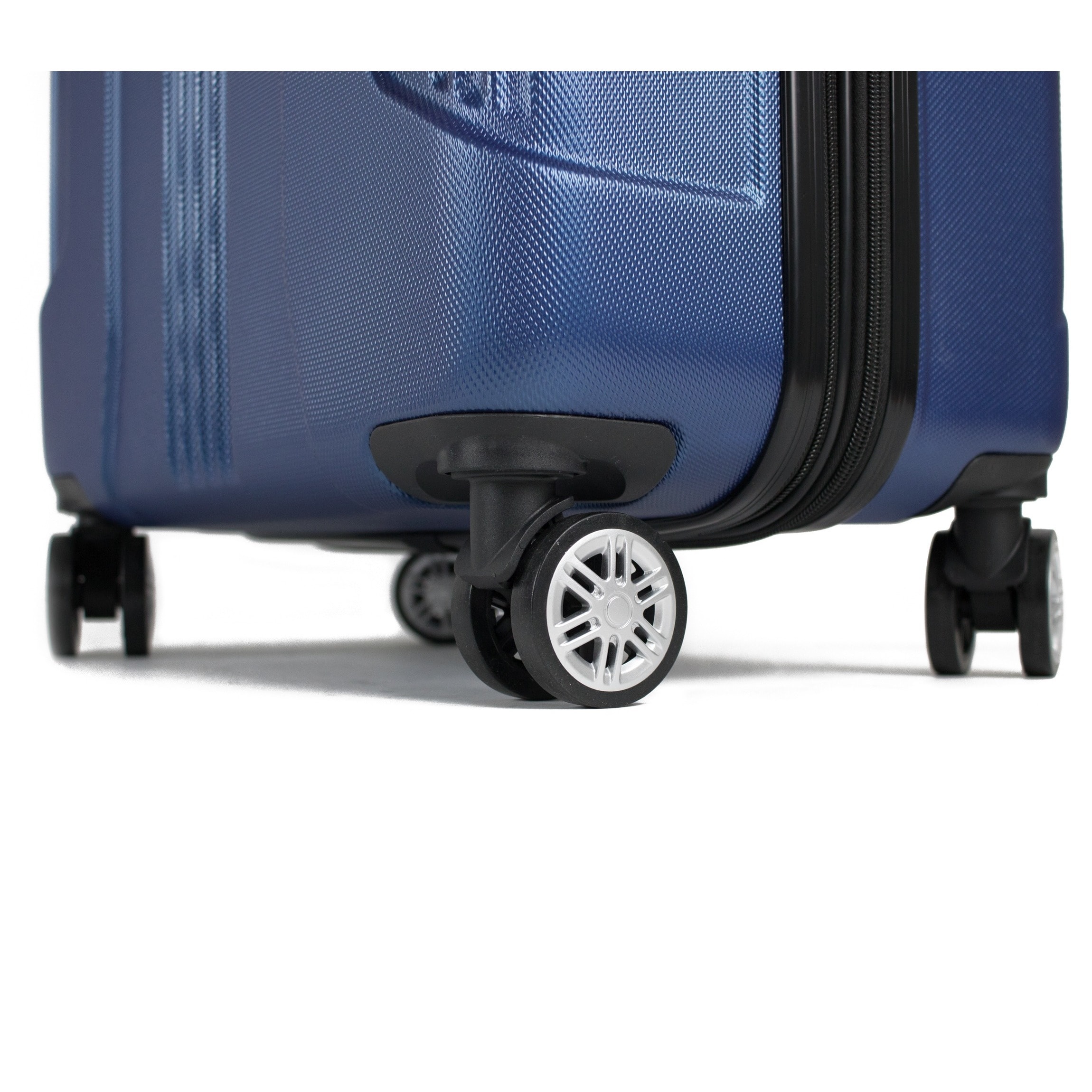 AMKA Sierra 3 Piece Expandable Hardside Spinner Luggage Set in Navy As Is Item Bed Bath Beyond 19458145