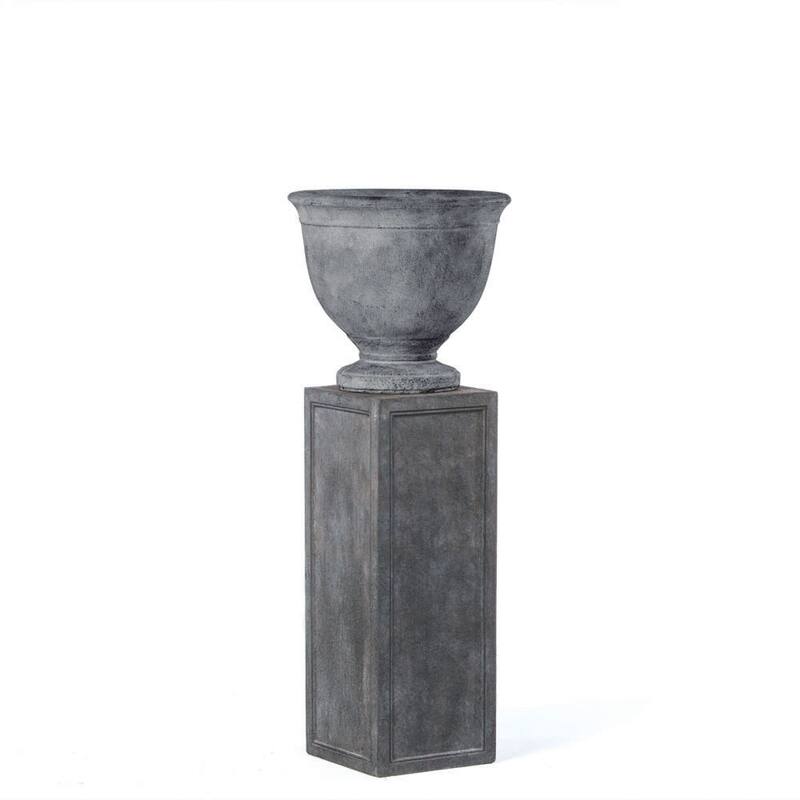 Alfresco Home Defina Small Urn, Stromcloud Finish