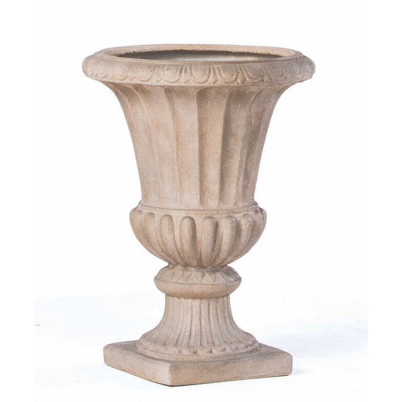 Alfresco Home Loranda Tallow Finish Large Urn