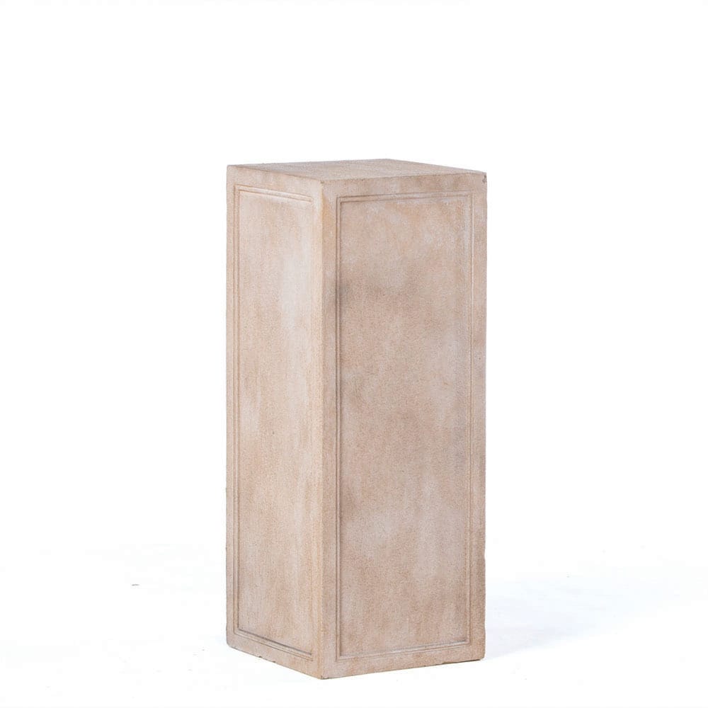 Alfresco Home Tall Contadina Pedestal, Tallow Finish