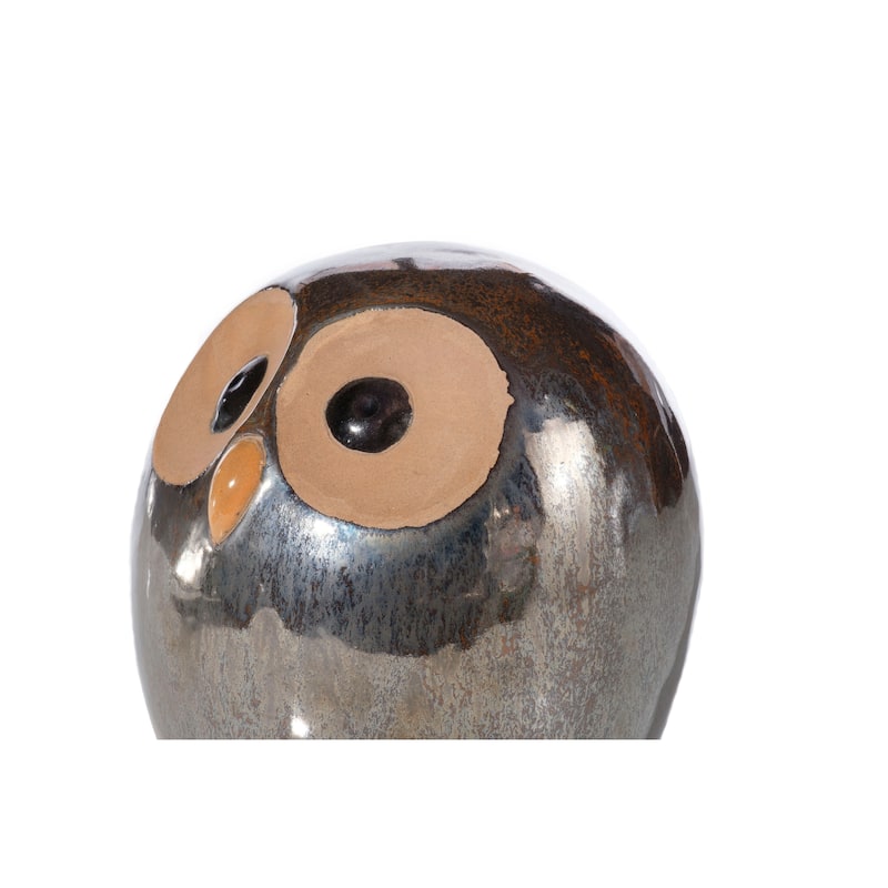 Alfresco Home Small Ceramic Owl