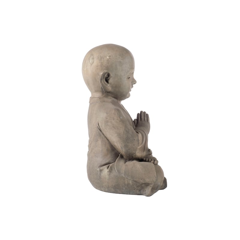 Alfresco Home Praying Buddha Garden Statue
