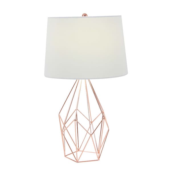 copper wire table lamp