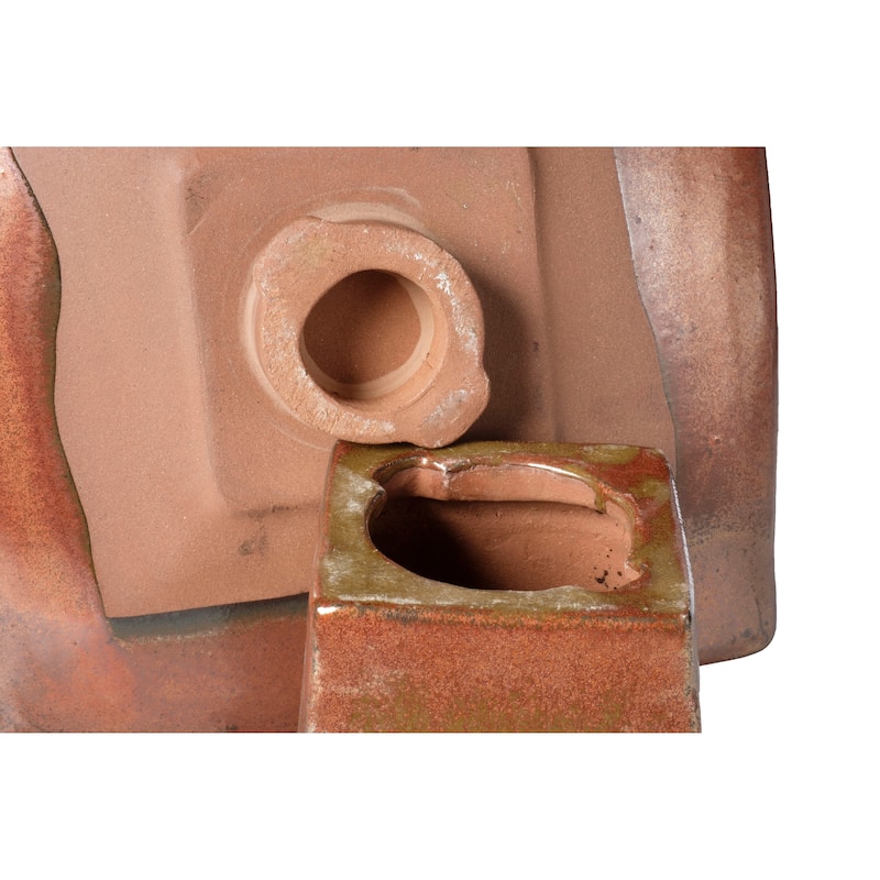 Alfresco Home Zen Ceramic Bird Bath