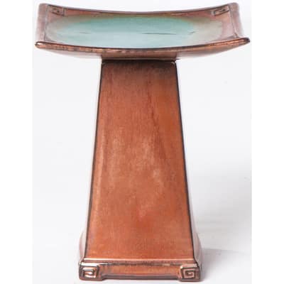 Alfresco Home Zen Ceramic Bird Bath