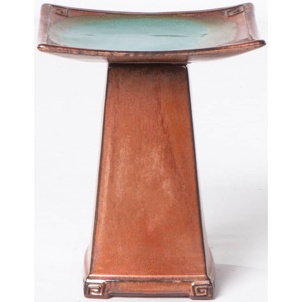 Alfresco Home Zen Ceramic Bird Bath