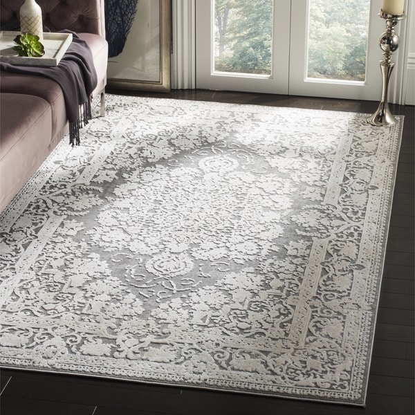 Safavieh Reflection Grey Cream Polyester Area Rug 4 X 6 Free Safavieh Reflection Grey Cream Polyester Area Rug