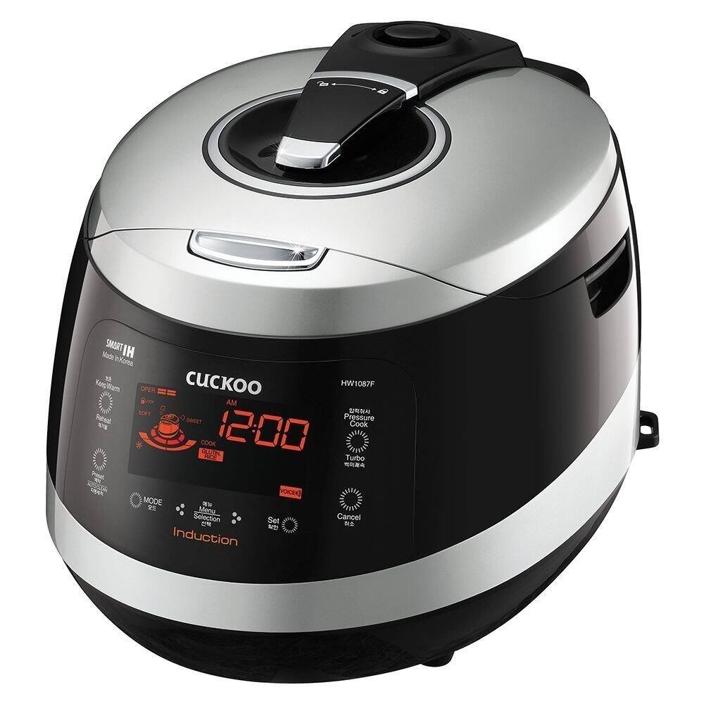 Cuckoo CRP-HW1087F 10-Cup Pressure Rice Cooker, 110V, Vivid Wine Black