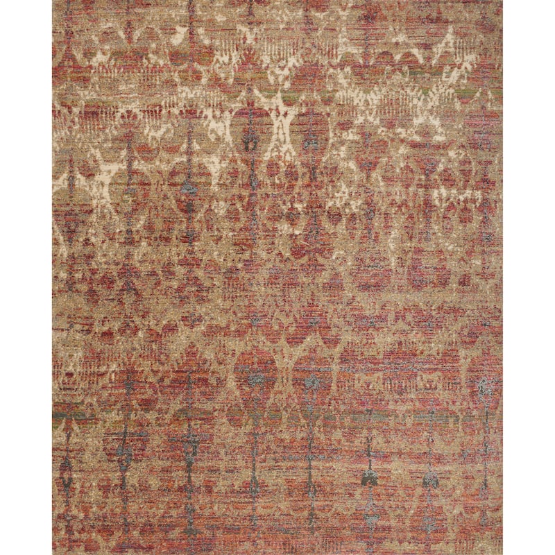 Alexander Home Genova Drizzle Berry Ikat Rug