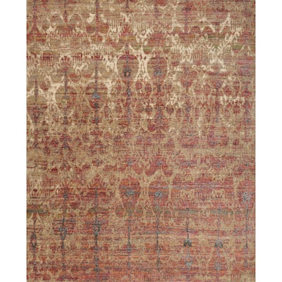 Alexander Home Genova Drizzle Berry Ikat Rug