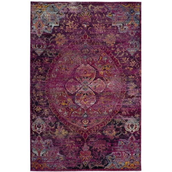 Safavieh Crystal Pink Purple Area Rug 5 X 8 Free Shipping Safavieh Crystal Pink Purple Area Rug