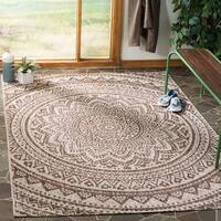 Safavieh Courtyard Fran Mandala Indoor/ Outdoor Rug