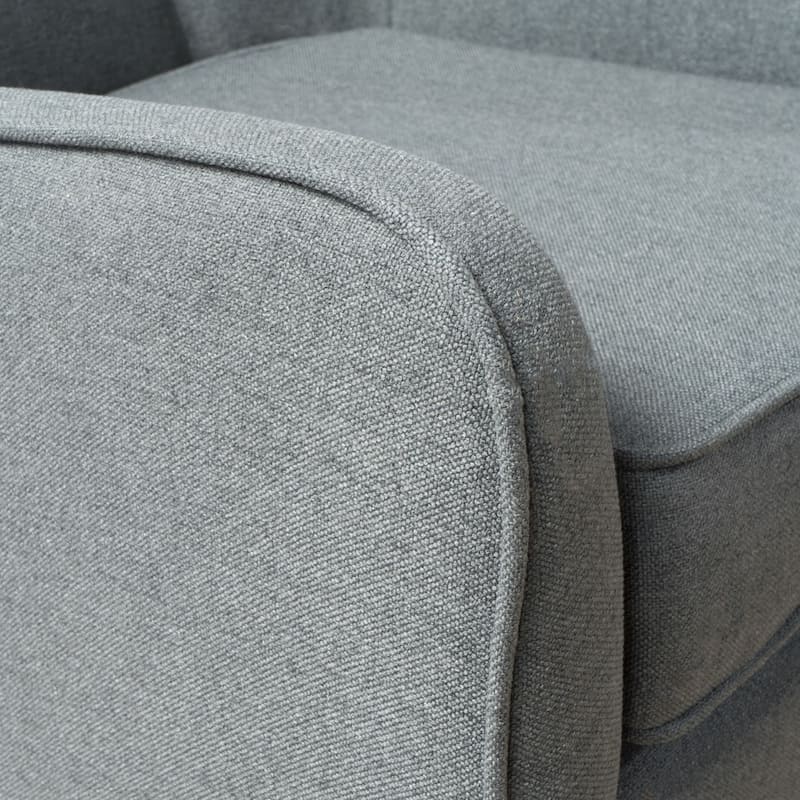 Felicity Mid-Century Modern Fabric Tufted Arm Chair (Set of 2) by Christopher Knight Home