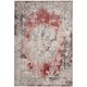 preview thumbnail 6 of 5, Safavieh Bristol Bohemian Pink/ Grey Polyester Area Rug - 8' x 10'