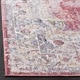 preview thumbnail 4 of 5, Safavieh Bristol Bohemian Pink/ Grey Polyester Area Rug - 8' x 10'