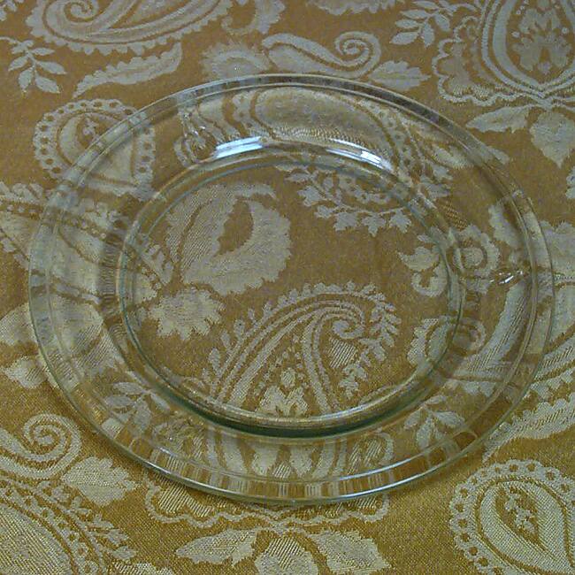 French La Rochere Bee Embossed 6-piece Dessert Plate Set