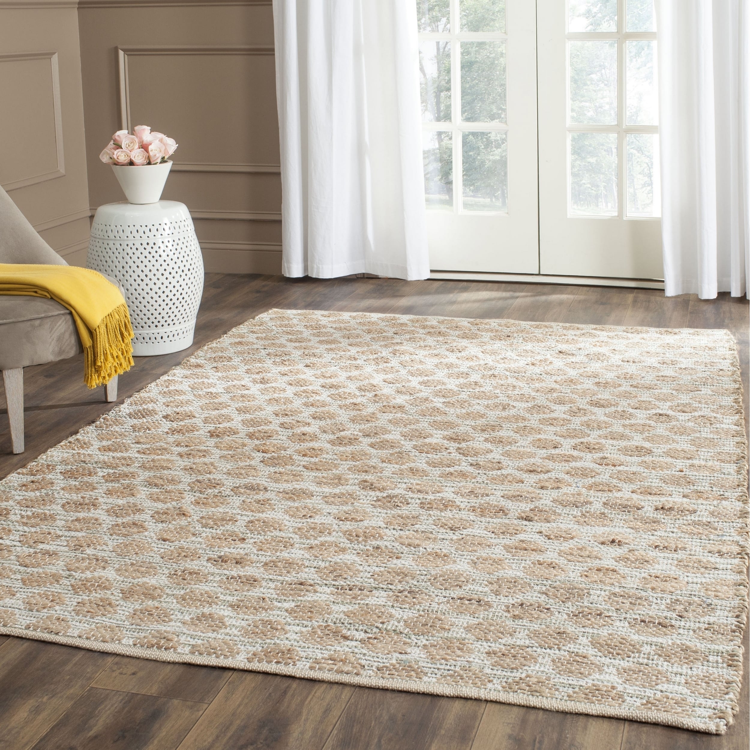 Shop Safavieh Cape Cod Coastal HandWoven Grey/ Natural Jute Area Rug