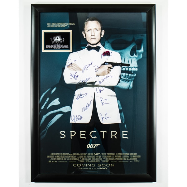 Cast-signed James Bond: Spectre Movie Poster