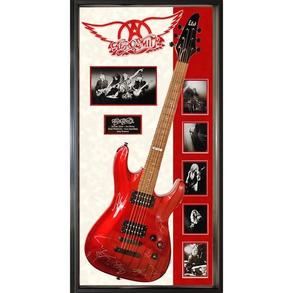 Hand-signed Aerosmith Guitar
