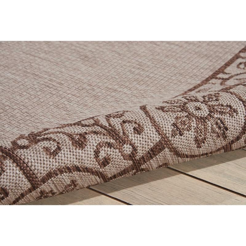 Nourison Garden Party Bordered Indoor/Outdoor Area Rug