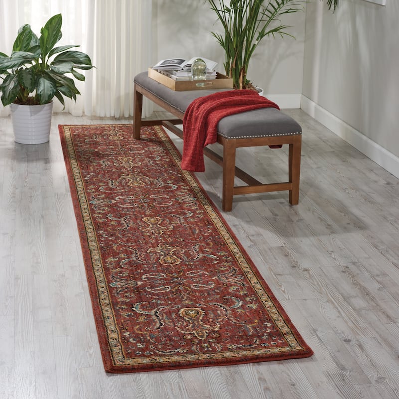 Nourison 2020 Traditional Floral Medallion Persian Pattern Area Rug
