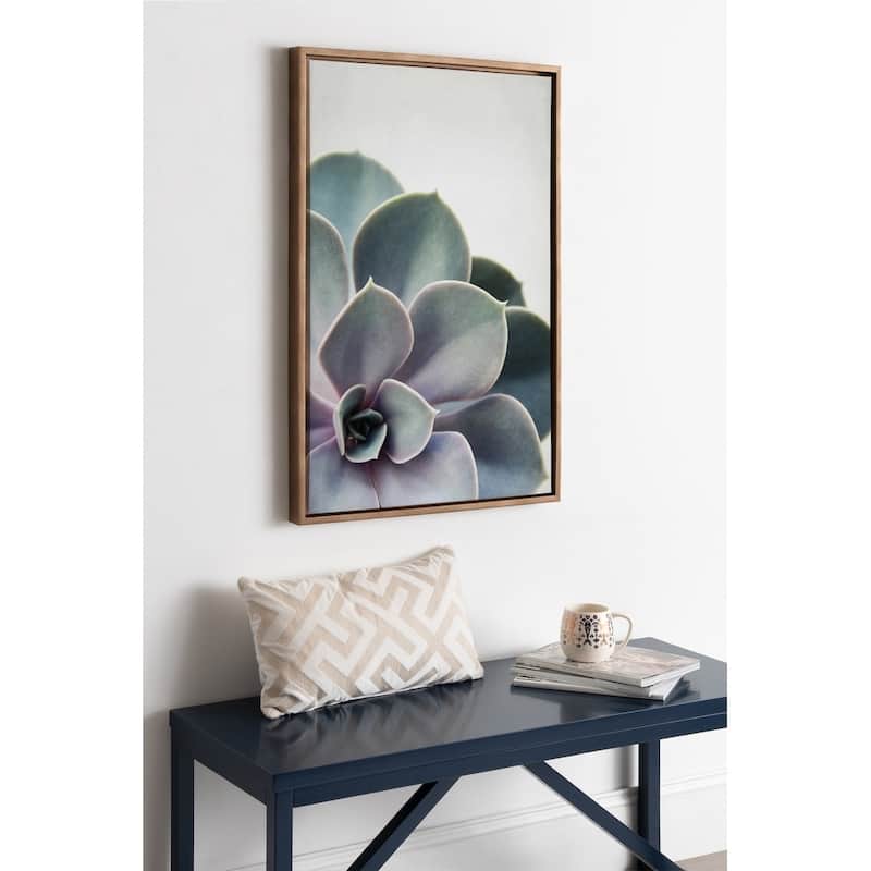 Sylvie Succulent Gold Framed Canvas Wall Art by F2 Images